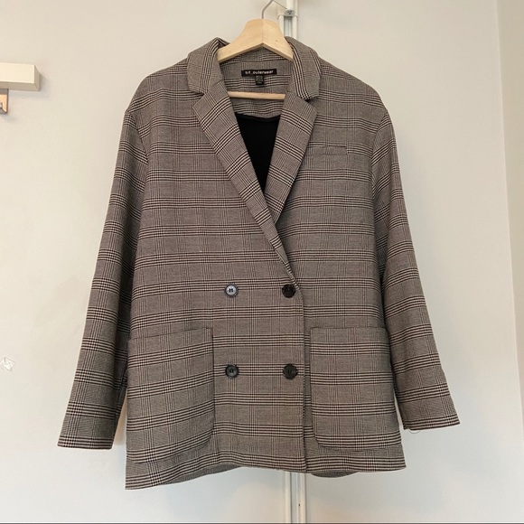 ZARA TRF Outerwear Plaid Blazer -Size S/M - Picture 3 of 5